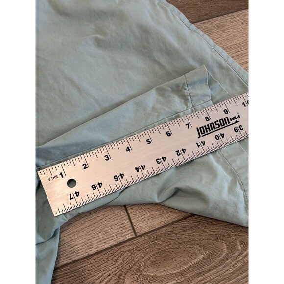 Peter Millar Shorts Mens Size 34 Blue Teal Golf Flat Front Casual Chino Preppy - Picture 5 of 6